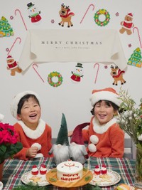 クリスマスパーティー！（提供：@_reimi.twins_さん）