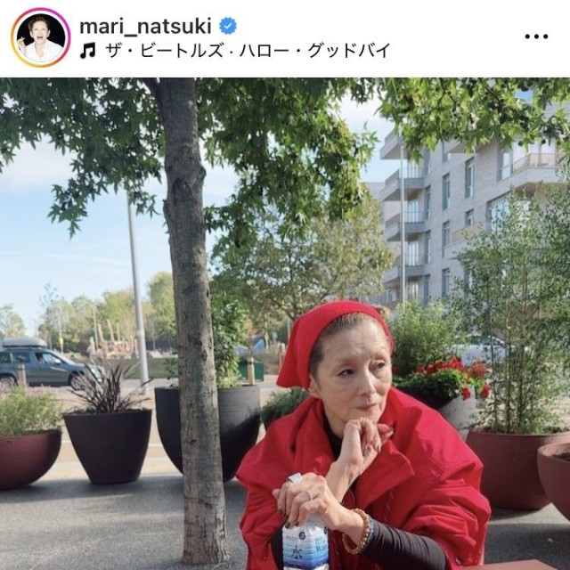 夏木マリのインスタグラム＠mari_natsukiより