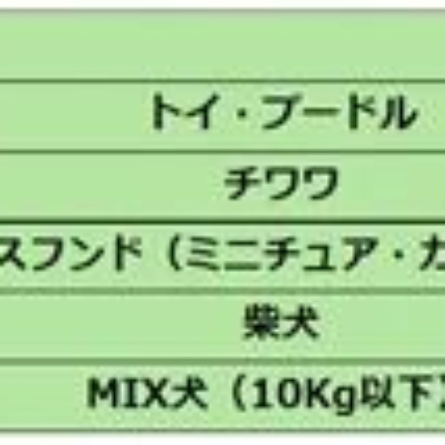 犬の洋服保有枚数※犬種別（提供画像）