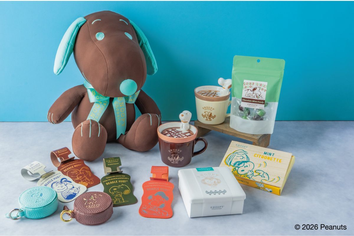 レア　SNOOPY スヌーピー　ハウスコードタップ　ミントグリーン　3個口 大好きなチョコミントとスヌーピー！」SNOOPY Chocolatが夏の新作を7