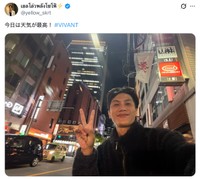 俳優オーム・タナパックさん（本人の公式Xから）