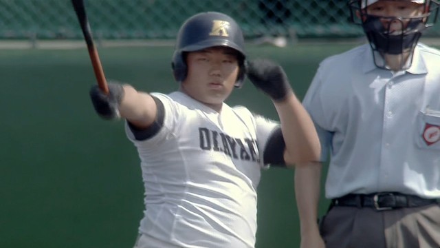 岡山・吉備高原　先制打・勝村選手