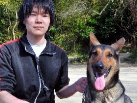 シェパードのシルヴィア、３度目の正直で警察犬に