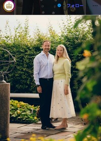 今年結婚25周年を迎えたホーコン国王とメッテ＝マリット王妃＝ノルウェー王室のインスタグラム＠detnorskekongehusより