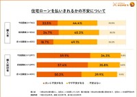 住宅ローンを払いきれるかの不安について（提供画像）
