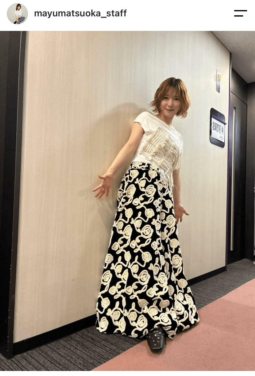 「先日『ENGEIグランドスラム』に出演させていただきました！」（松岡茉優さんのマネージャー(@mayumatsuoka_staff)のインスタグラムより）