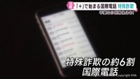 「＋」で始まる国際電話を悪用した特殊詐欺に注意　国際電話利用休止のサービスも