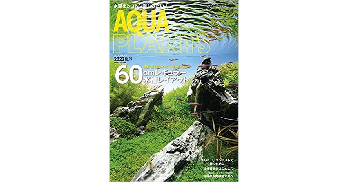 雑誌「AQUA PLANTS」 魚は脇役、水草の小宇宙｜好書好日
