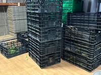 500本のとうもろこしを処理した後の作業場／つむぐ農園｜あやさん（@tsumugunouen）提供