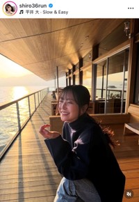 白間美瑠インスタグラム(@shiro36run)より