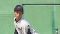 玉野商工　長谷川投手