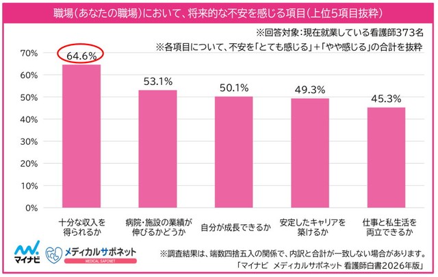将来的な不安（提供画像）