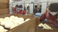開店10分で90分待ち!?「551の豚まん」期間限定販売に大行列　岡山高島屋