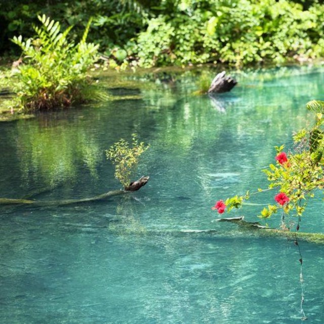 事件の翌日、ホテルスタッフが病院搬送の後、無料で連れて行ってくれた秘境ツアー／石川貴也さん（@LWITBR1906）提供