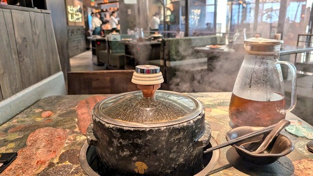 加熱時間はしっかり管理される（Lillianさん提供）