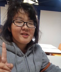 中学生時代の萌乃ゆのさん（萌乃ゆのさん提供）