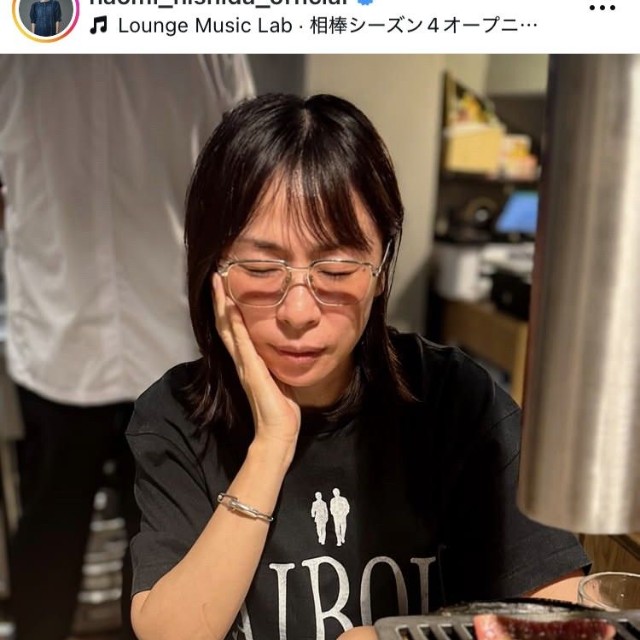 西田尚美インスタグラム＠naomi_nishida_officialより