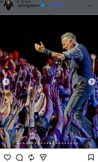ブルース・スプリングスティーンのインスタグラム＠springsteenより