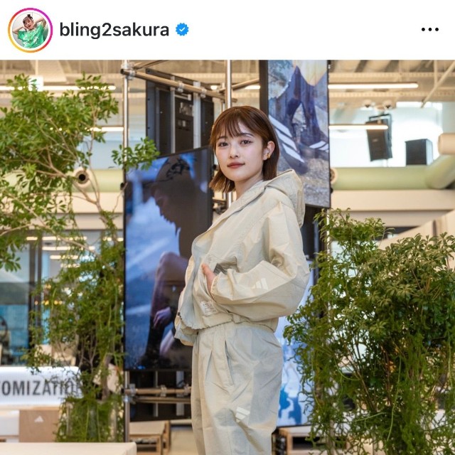 井上咲楽（@bling2sakura）さんのインスタグラムより