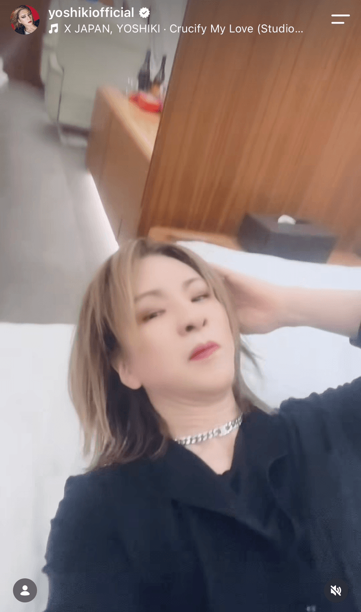 YOSHIKI (@yoshikiofficial)さんのインスタグラムより