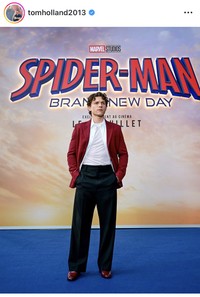 トム・ホランドのインスタグラム＠tomholland2013より