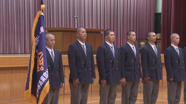 春のセンバツ高校野球18日開幕　高松商業で壮行会　22日に早稲田実業と初戦「応援を背に日本一目指す」