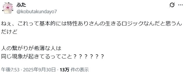 ふたさんと同じような悩みを抱えている方も多い…？ ※ふたさんのXより抜粋
