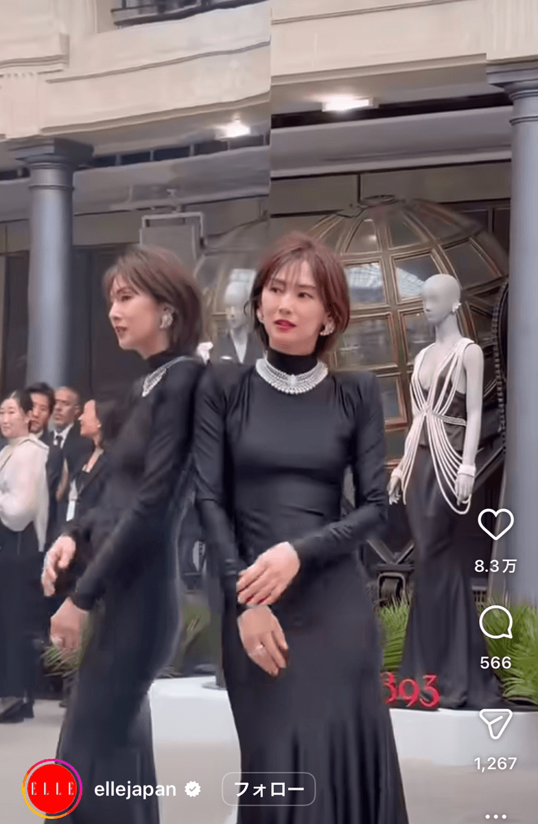 ELLE Japan (@ellejapan)の公式インスタグラムより