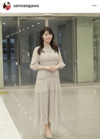 小川千奈キャスターのインスタグラム＠sennaogawaより