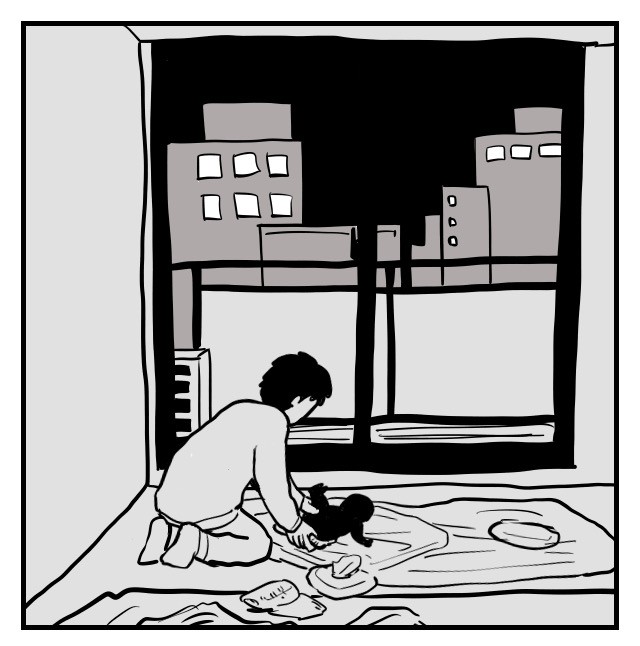 【漫画】『父親が育休を取った結果。』2（オニハハさん提供）