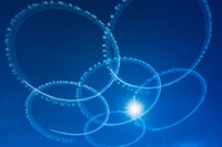 6機で円を描き、巨大な「さくら」が完成※画像はイメージです（masahiro/stock.adobe.com）