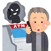 高齢者が電話をしながらATMで振り込み……振り込め詐欺では⁉︎