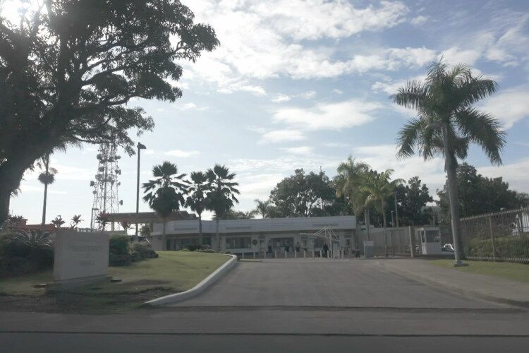 在フィジー米国大使館。援助関係者だけを集めて、USAIDの解散式をひっそりと開いたという