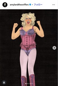 アミル・アンド・ザ・スニッファーズのインスタグラム@amylandthesniffersより