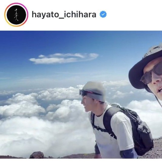 市原隼人インスタグラム＠hayato_ichiharaより