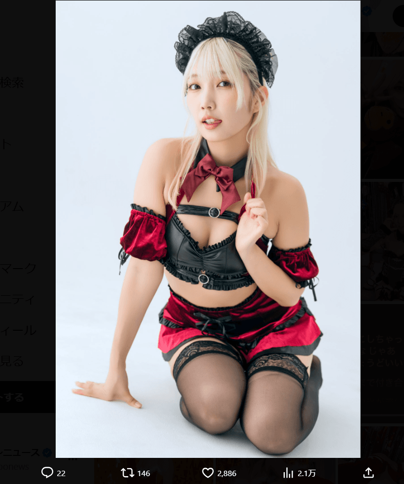 霜月めあのX（@melomea030）より