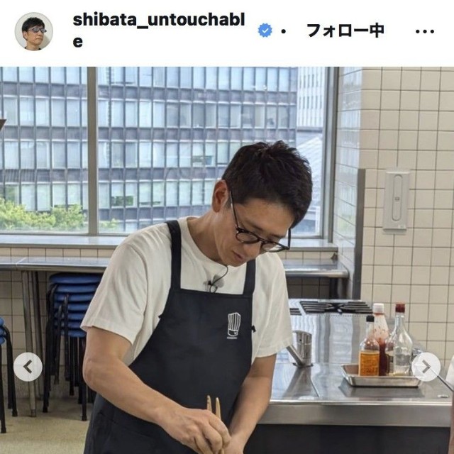 アンタッチャブル柴田英嗣のインスタグラム＠shibata_untouchableより
