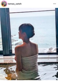 さとう珠緒インスタグラム＠tamao_satohより
