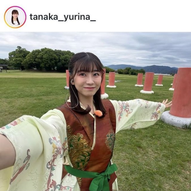 田中友梨奈アナウンサーのインスタグラム＠tanakayurina_より