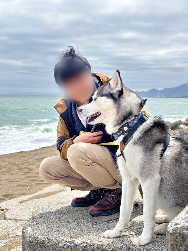 景色を楽しむムイちゃん。パパから「帰ろう」と言われても華麗にスルー（画像提供：ムイさん）