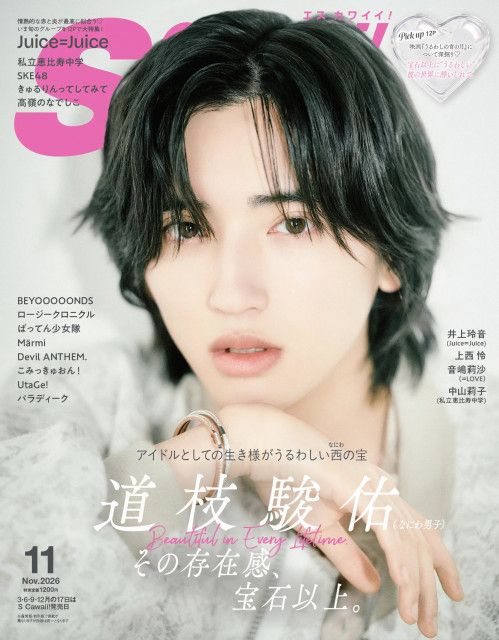 道枝駿佑 『S Cawaii!』表紙に登場 | 朝日新聞デジタルマガジン＆[and]