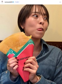 上田まりえさんの公式インスタグラムから