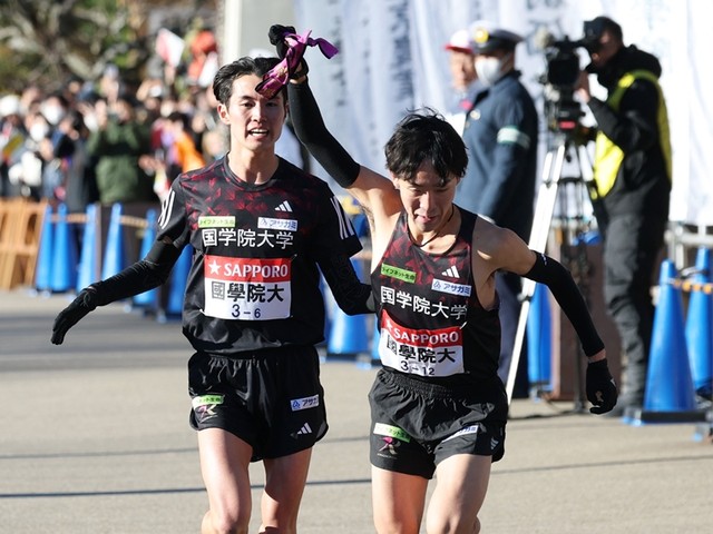 陸上・駅伝 - 國學院大は箱根駅伝で「うれしさと悔しさが半々」の2位