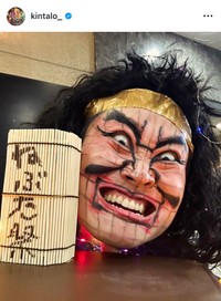 青森ねぶた祭のモノマネ　キンタロー。のインスタグラム（@kintalo_）より＝2025年5月7日投稿