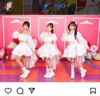 セクシー女優のアイドルユニット「ねこまんまっ!!」（左から）川越にこ、小野六花、佐々木さき＝川越にこのインスタグラム＠kawagoenikoより