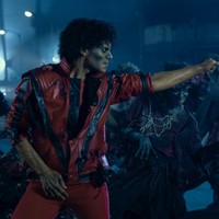 映画「Michael/マイケル」でマイケル・ジャクソンさんを演じるジャファー・ジャクソン　「スリラー」の場面