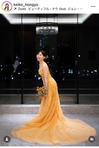 本行慶子アナのインスタグラム＠keiko_hongyoより