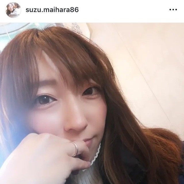 舞原鈴インスタグラム＠suzu.maihara86より