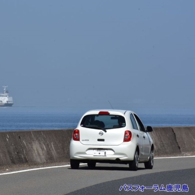 海面から離れているような不思議な光景「合成ではありません」／しゅうさん（@busforumshuu）提供