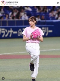 「カトリーナ」の愛称で親しまれるタレント加藤里奈さん（本人の公式インスタグラムから）
